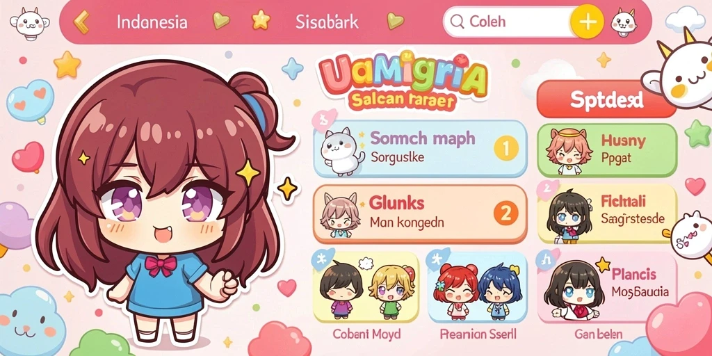 ambyargacor - Karakter yang dapat dikustomisasi sesuai keinginan.