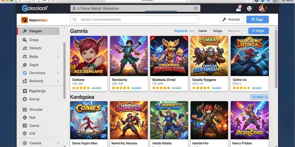 kingslot - Beragam tema permainan menarik untuk dijelajahi.